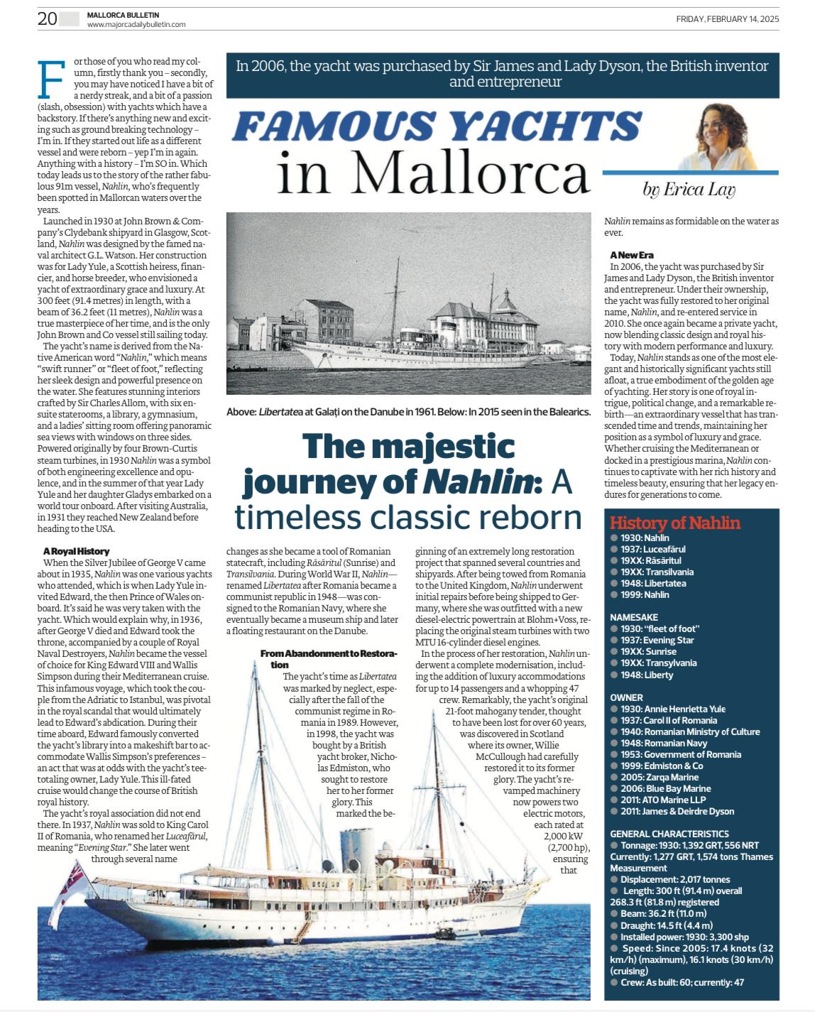 FAMOUS YACHTS IN MALLORCA - Cover Image